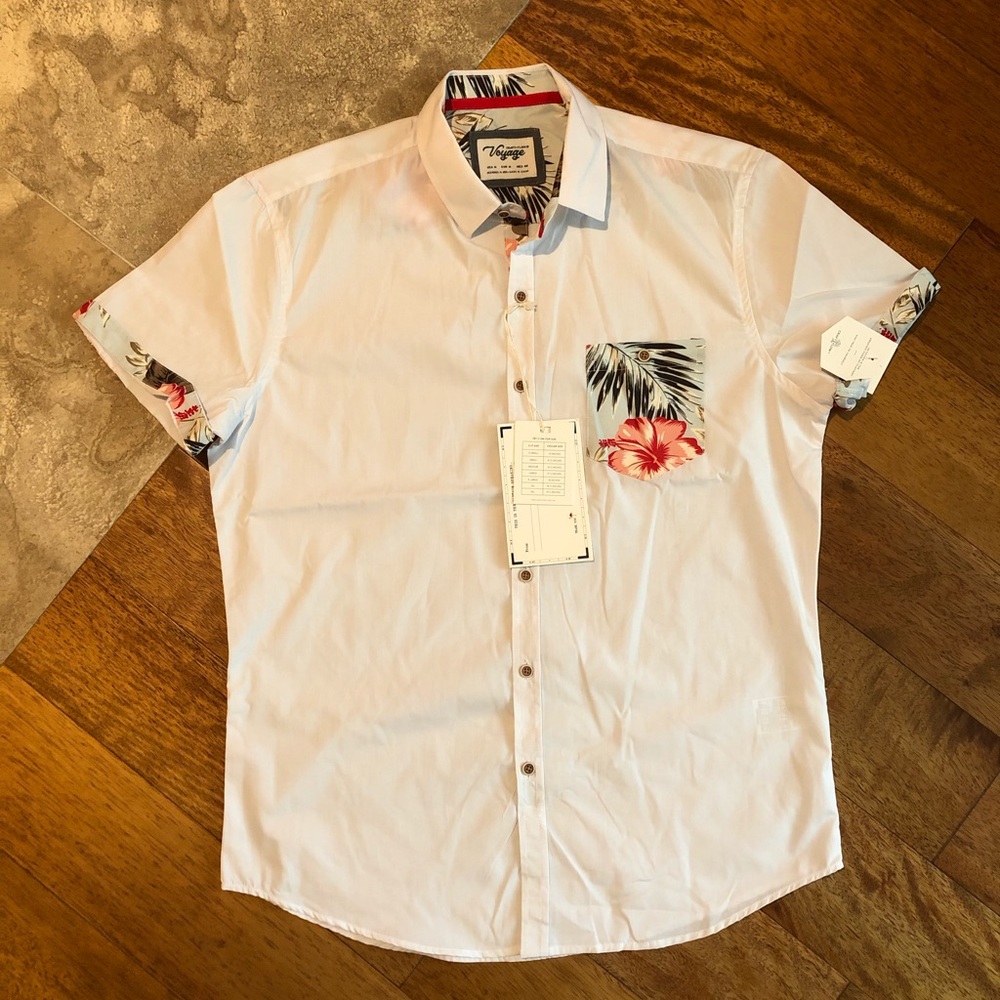 Craft + Flow Voyage Floral Button Down